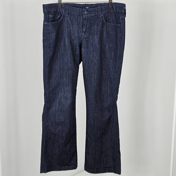 7 For All Mankind Lexi A Pocket Bootcut Denim Jeans | Women's 31 Petite - Picture 2 of 14